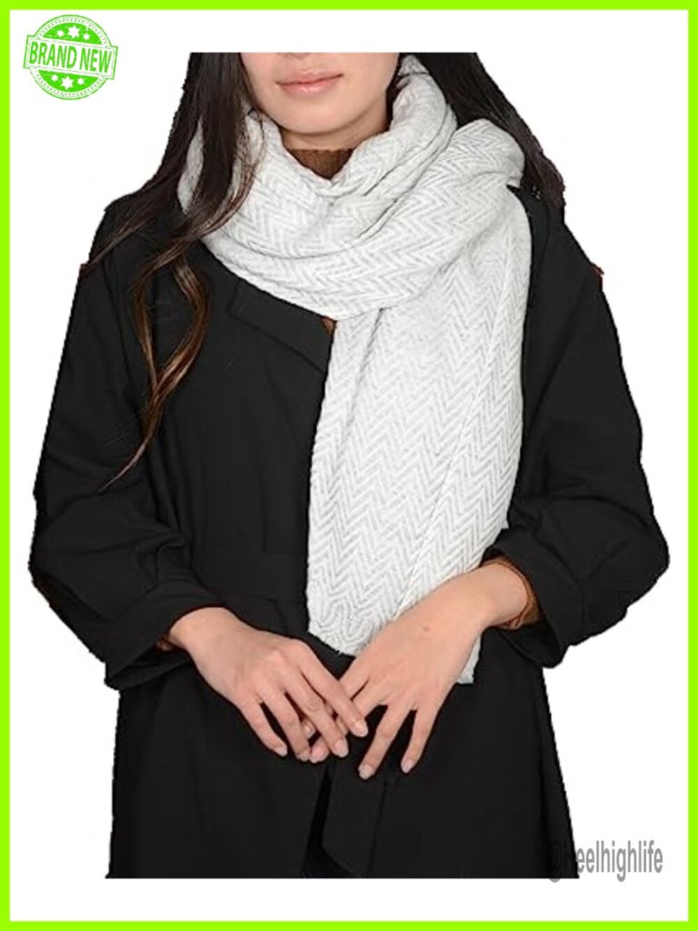 Handwoven Nepali Wool Wrap Shawl 8 Ply Premium Large Stole Scarf